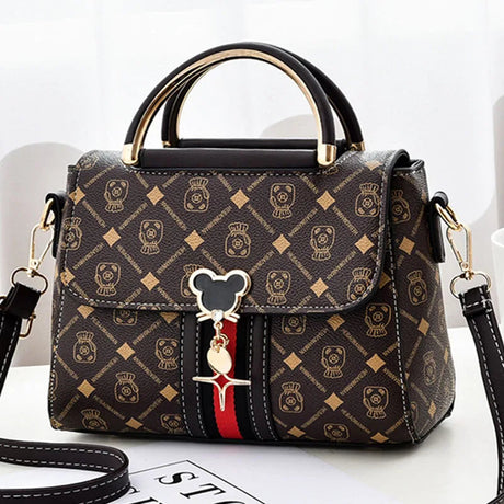 Luxury Leather Monogram Shoulder Tote Bag for Women Provain Shop
