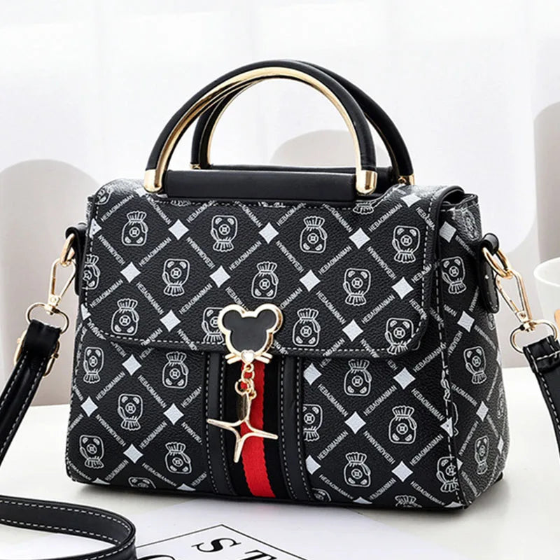 Luxury Leather Monogram Shoulder Tote Bag for Women Provain Shop