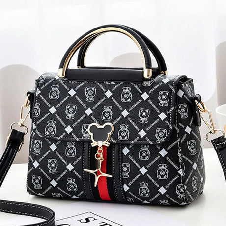 Luxury Leather Monogram Shoulder Tote Bag for Women Provain Shop
