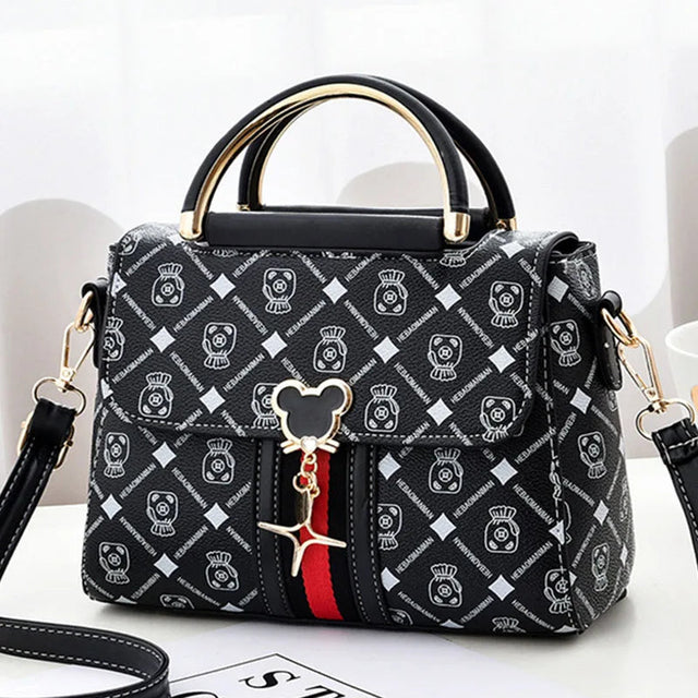 Luxury Leather Monogram Shoulder Tote Bag for Women Provain Shop