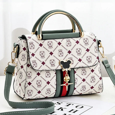 Luxury Leather Monogram Shoulder Tote Bag for Women Provain Shop