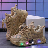 Light Up Little Steps LED Baby  Toddler Walking Shoes Provain Shop