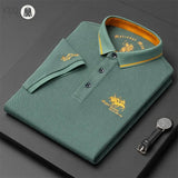 Mens Embroidered Summer Polo Casual Comfort Provain Shop
