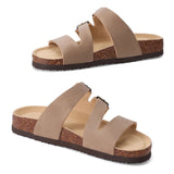 Litfun Womens Leather Cork Arch Support Beach Slides Provain Shop