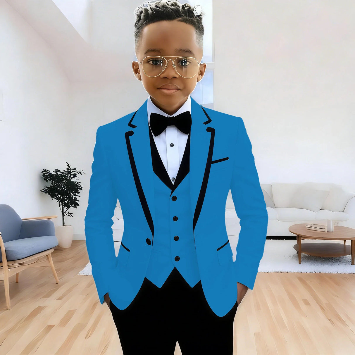 Boys Formal 3Piece Suit Jacket Pants Vest Provain Shop