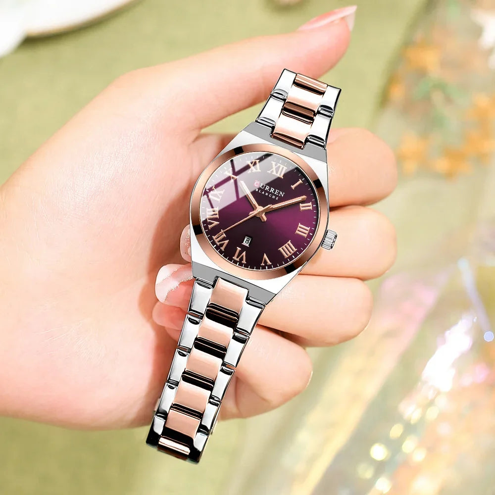 Waterproof Stainless Steel Fashion Analog Ladies Dress Watch Provain Shop