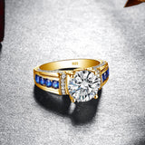 Sparkling 2ct D VVS1 Moissanite Diamond Engagement Ring Provain Shop