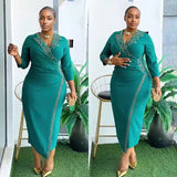 African Dashiki Summer Maxi Dress for Evening Parties Provain Shop
