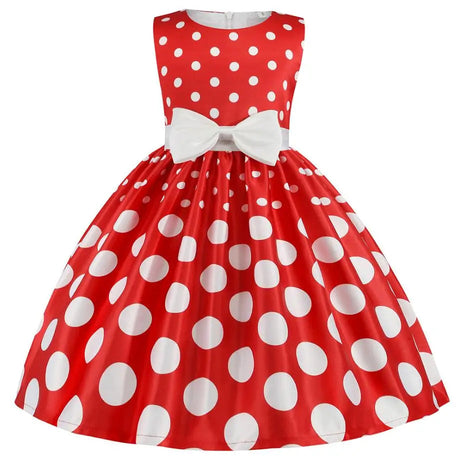 Rose Print Satin Princess Dress for Girls Provain Shop