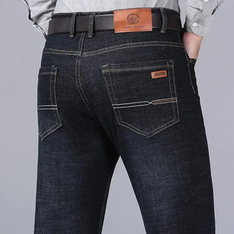 Mens 2026 Classic Straight Stretch Denim Work Jeans Provain Shop