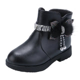 Sparkly Butterfly Knot Princess Boots for Girls Provain Shop