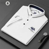 Mens Embroidered Summer Polo Casual Comfort Provain Shop