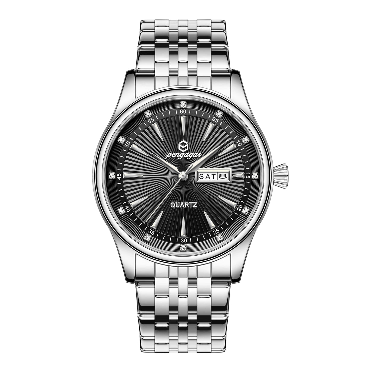 PENGAGAR Luxury Waterproof Stainless Steel Chronograph Mens Watch Provain Shop