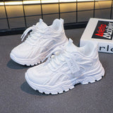 Girls Network Red Sports Dad Shoes  SpringAutumn Kids Provain Shop