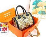 Classic Geometric Pillow Tote Spacious Microfiber Messenger Bag Provain Shop