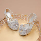 Sparkling Glitter Rhinestone BowKnot Kids Heels Provain Shop