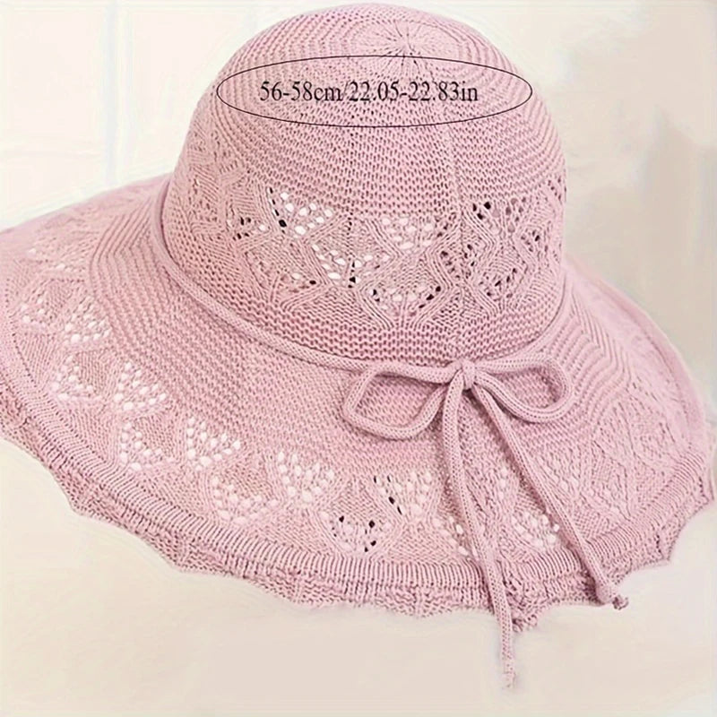 Chic Korean Summer Straw Sun Hat for Women Provain Shop