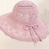 Chic Korean Summer Straw Sun Hat for Women Provain Shop