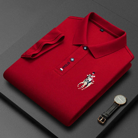 Paul Brand Mens Summer Embroidery Polo Shirt Provain Shop