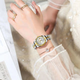 POEDAGAR Luxury Womens Waterproof Luminous Stainless Steel Quartz Watch Provain Shop
