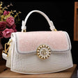 2025 Luxury Diamond Pearl Alligator Bridal Wedding Shoulder Bag Provain Shop