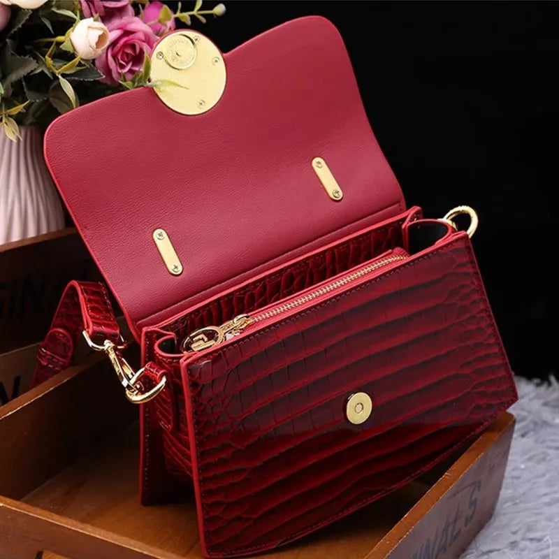 2025 Luxury Diamond Pearl Alligator Bridal Wedding Shoulder Bag Provain Shop