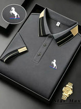 Milan Luxury Horse Polo Summer Mens Brand Shirt Provain Shop