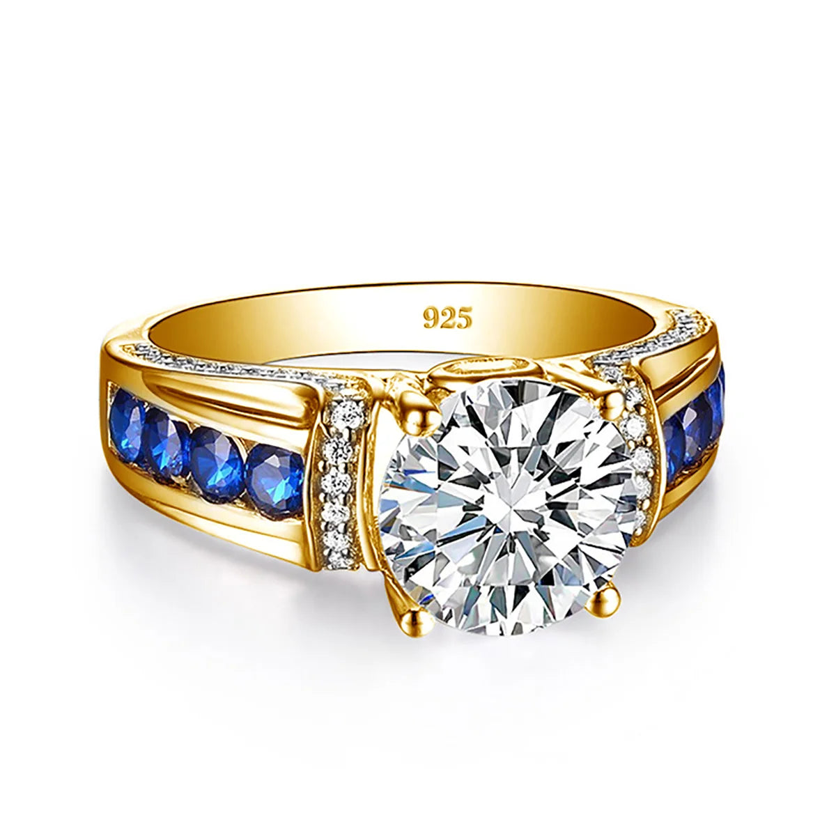 Sparkling 2ct D VVS1 Moissanite Diamond Engagement Ring Provain Shop