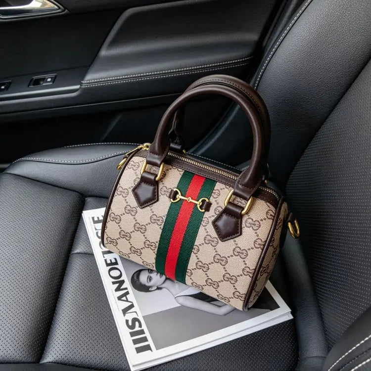 Elegant Leather Tote Luxury Diaper Bag Vintage Crossbody Provain Shop