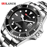 Classic Stainless Steel Dive Watch RedBlue Calendar Quartz Provain Shop