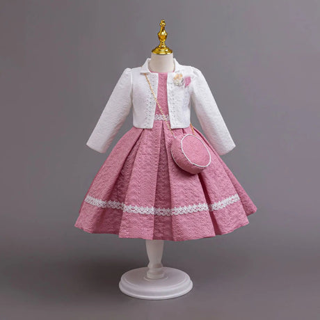 Elegant Lace Girl Party Dress  Christmas Gift with Bag Provain Shop