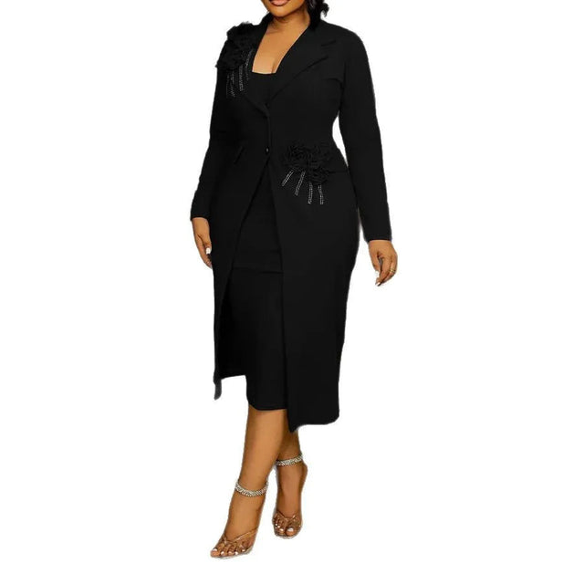 Elegant Floral TwoPiece Dress Set for Day or Night Provain Shop