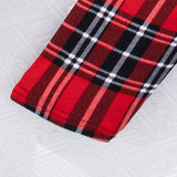 Cute Plaid Princess Winter Party Dress Set Provain Shop