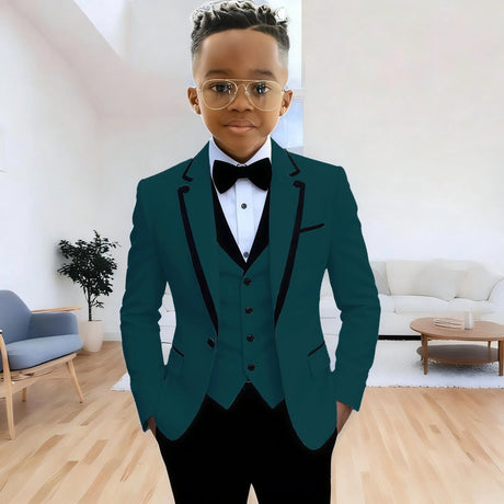 Boys Formal 3Piece Suit Jacket Pants Vest Provain Shop