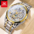 OPK8135 Mens Steel Watch Night Glow Waterproof Provain Shop