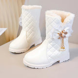 Chic Bow Warm Winter Ankle Boots for Girls Provain Shop