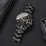 Luxury Stainless Steel Mens Calendar Quartz Business Watch Provain Shop