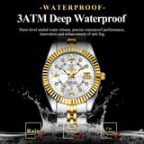 POEDAGAR Luxury Womens Waterproof Luminous Stainless Steel Quartz Watch Provain Shop