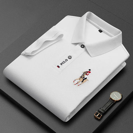 Paul Brand Mens Summer Embroidery Polo Shirt Provain Shop