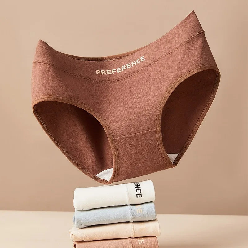 5pc Womens Breathable Cotton MidWaist Everyday Panties Provain Shop