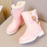 Chic Bow Warm Winter Ankle Boots for Girls Provain Shop