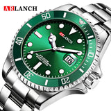 Classic Stainless Steel Dive Watch RedBlue Calendar Quartz Provain Shop