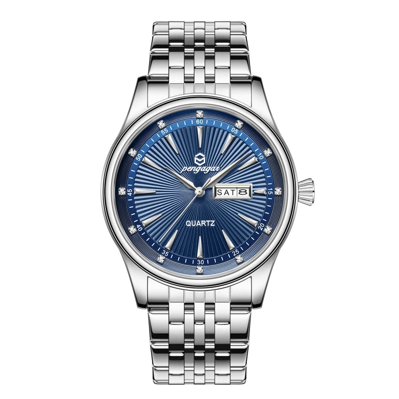 PENGAGAR Luxury Waterproof Stainless Steel Chronograph Mens Watch Provain Shop