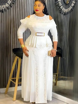Elegant Plus Size African Luxury Party  Wedding Gowns Provain Shop