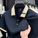 Luxury Bee Jacquard Polo Summer Fashion Trend Tee Provain Shop
