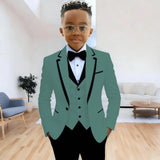 Boys Formal 3Piece Suit Jacket Pants Vest Provain Shop