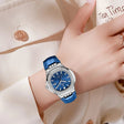Elegant Retro Diamond Leather Quartz Watch for Women Provain Shop
