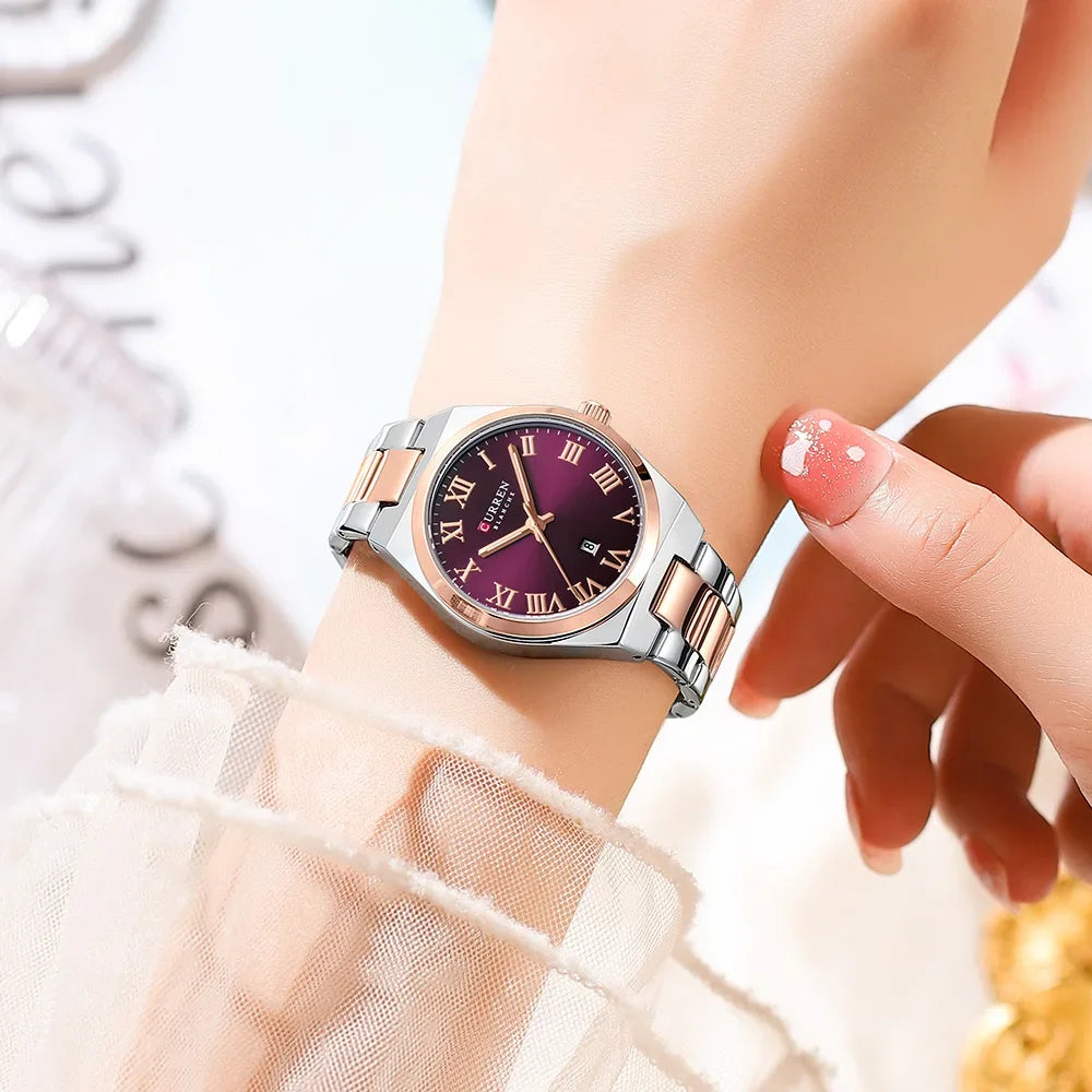 Waterproof Stainless Steel Fashion Analog Ladies Dress Watch Provain Shop