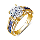 Sparkling 2ct D VVS1 Moissanite Diamond Engagement Ring Provain Shop