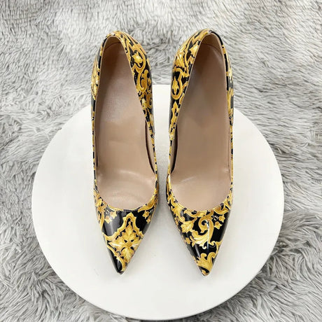 Sexy Graffiti Stiletto Heels for Party  Wedding Provain Shop